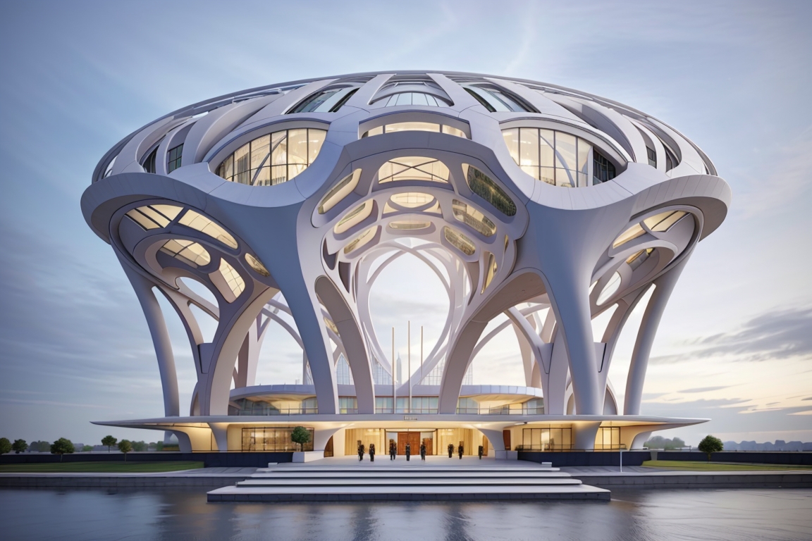 奇抜な形状の建築