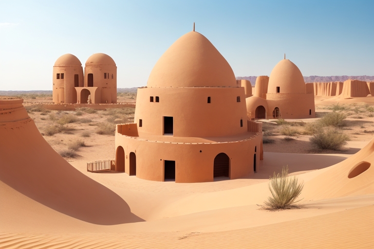 砂漠周辺の建築